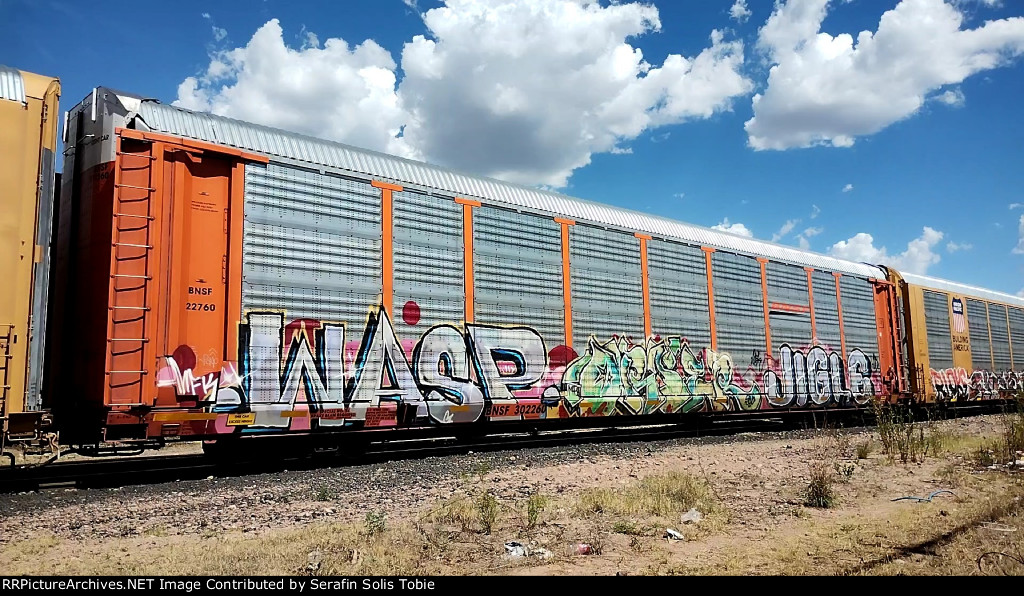 BNSF 22760 BNSF 302260 Con Grafiti 